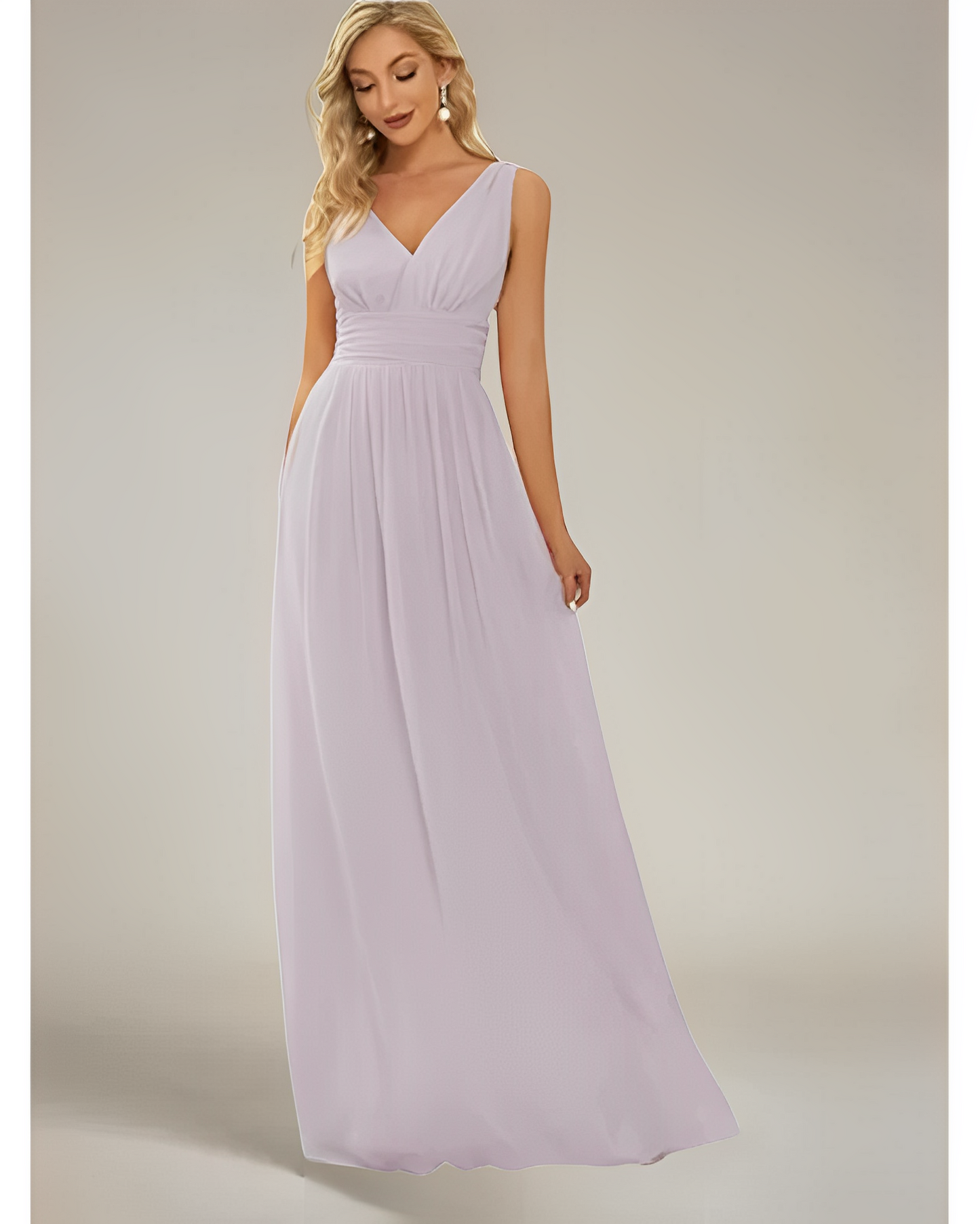 Estelle – Vestido Sem Mangas Decote V