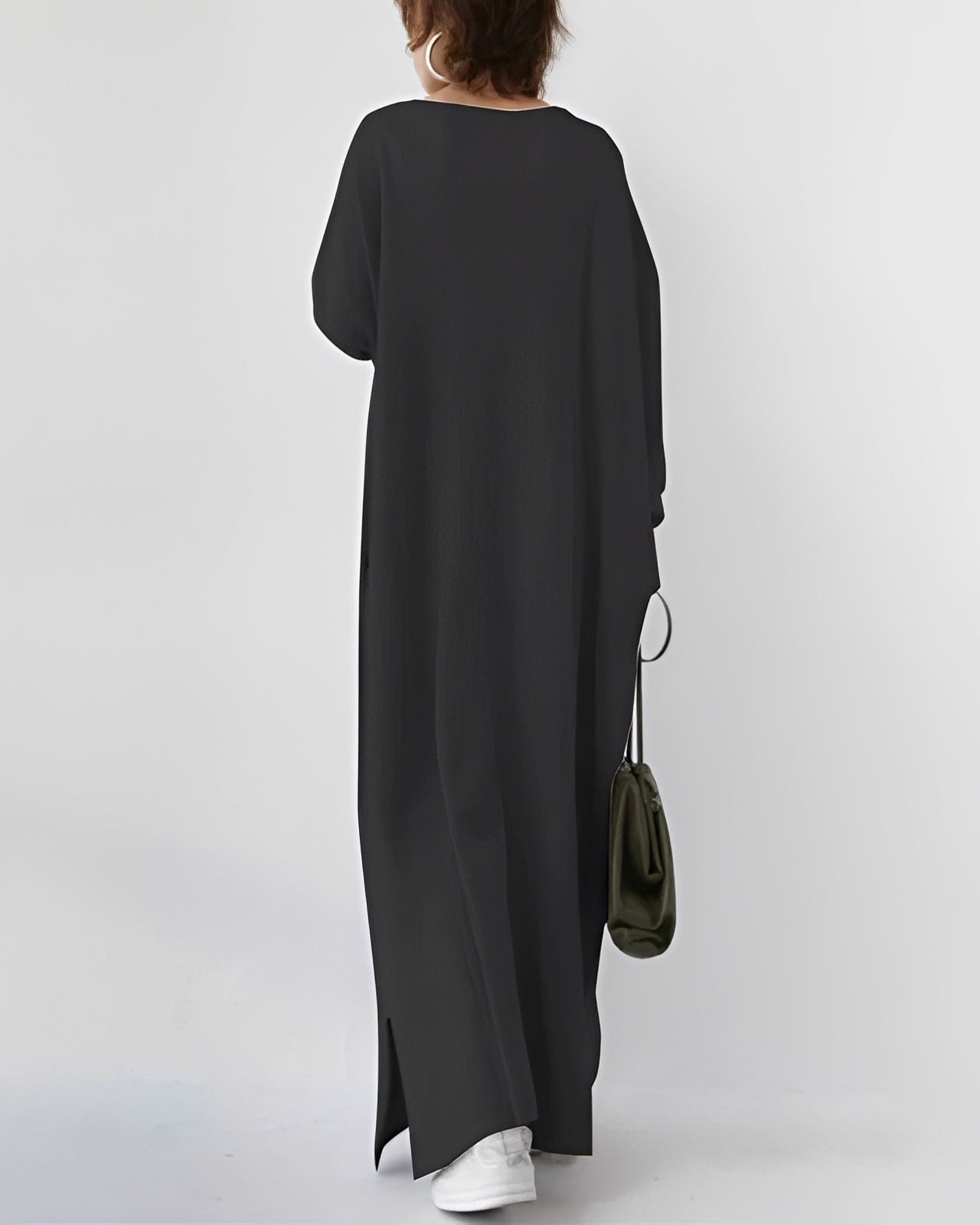 Eliana – Vestido Longo com Mangas Longas