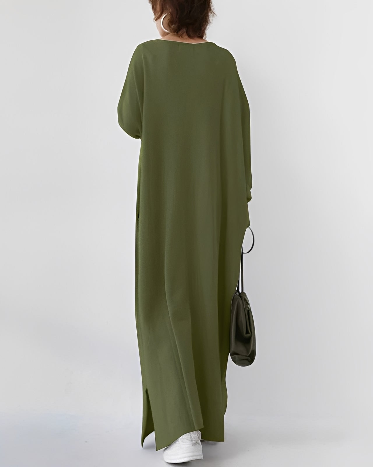 Eliana – Vestido Longo com Mangas Longas