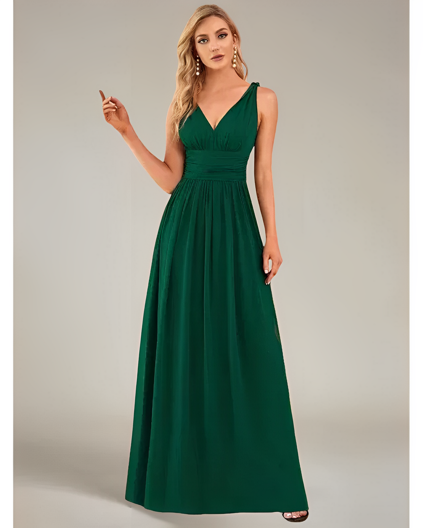 Estelle – Vestido Sem Mangas Decote V