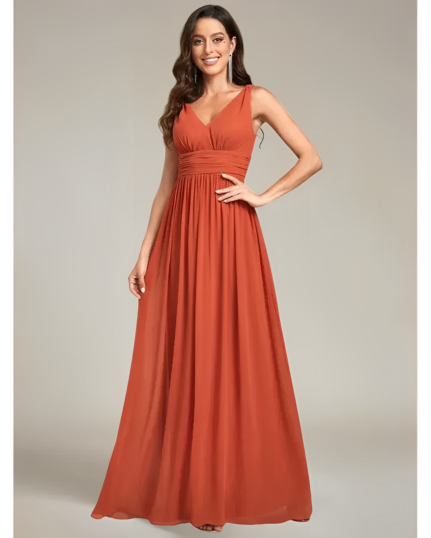 Estelle – Vestido Sem Mangas Decote V