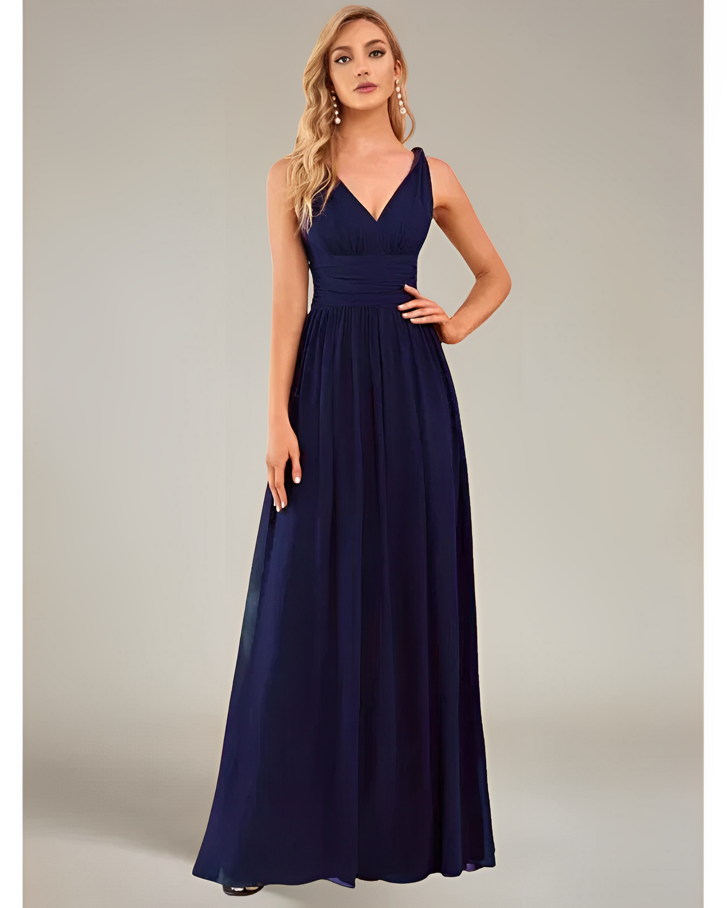 Estelle – Vestido Sem Mangas Decote V