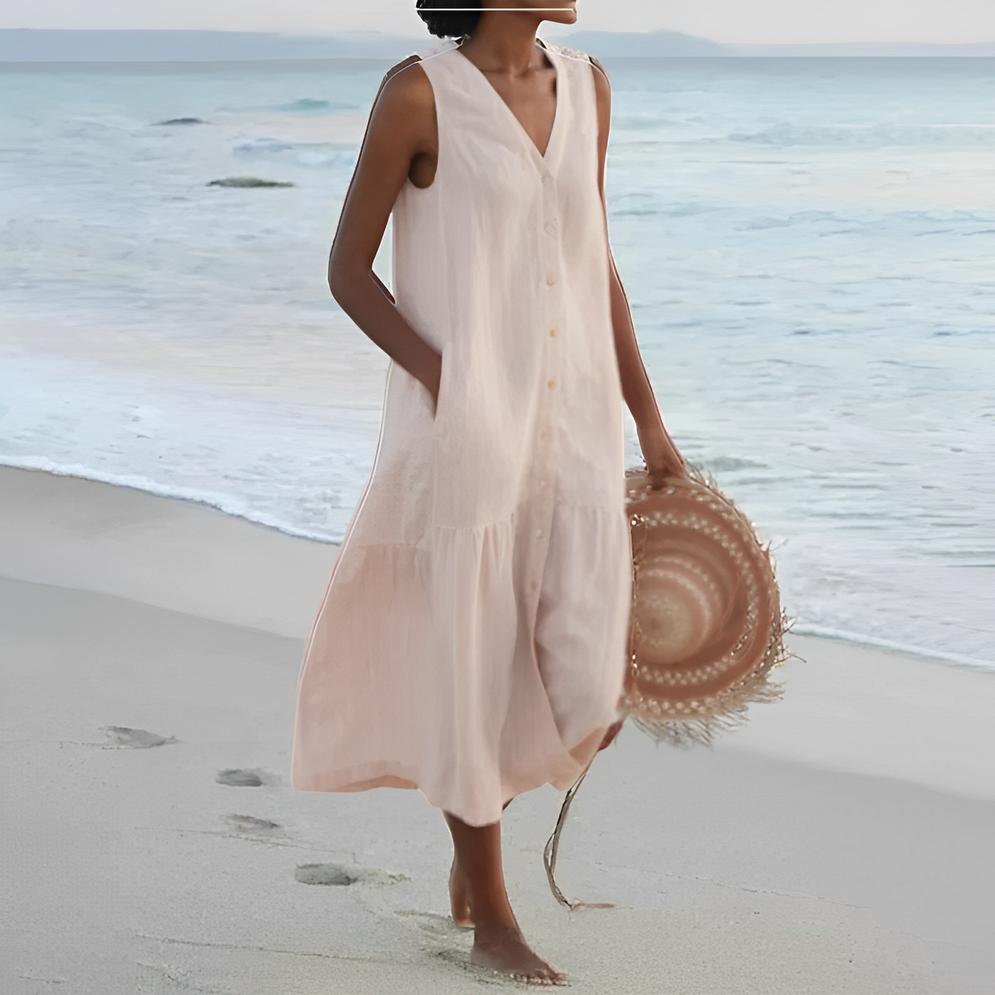 Jana – Vestido de Verão com Abotoamento