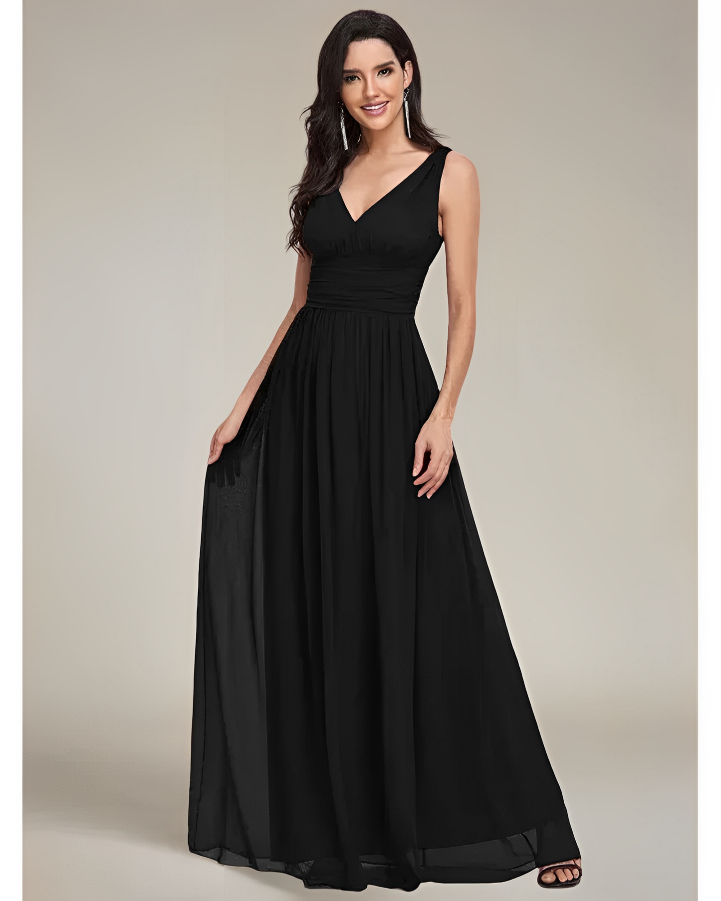 Estelle – Vestido Sem Mangas Decote V