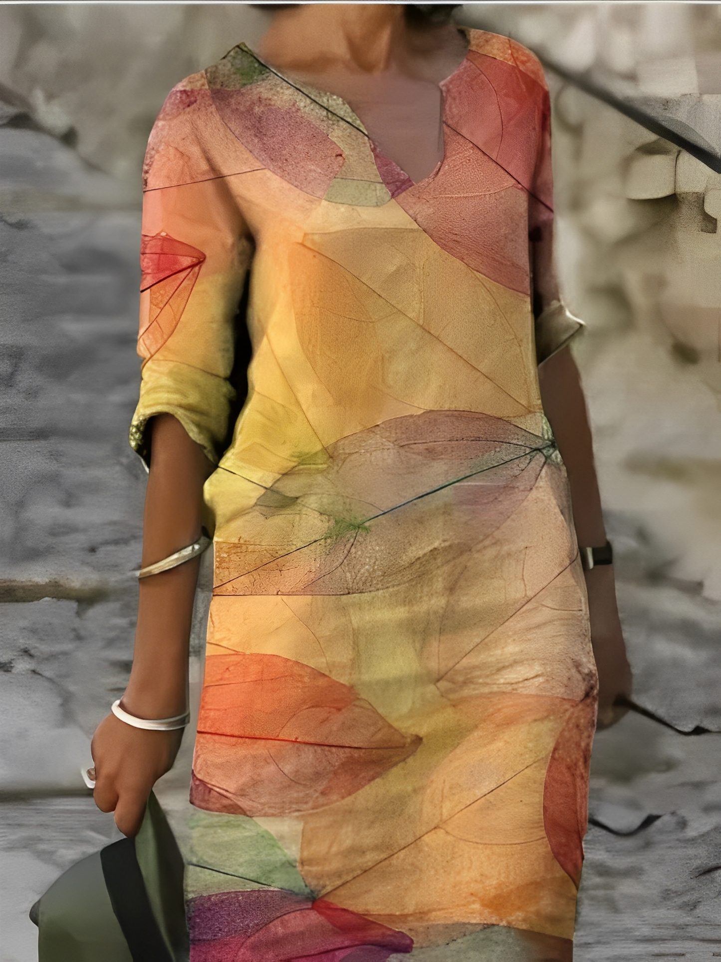Malia – Mini-Vestido com Padrão Gráfico