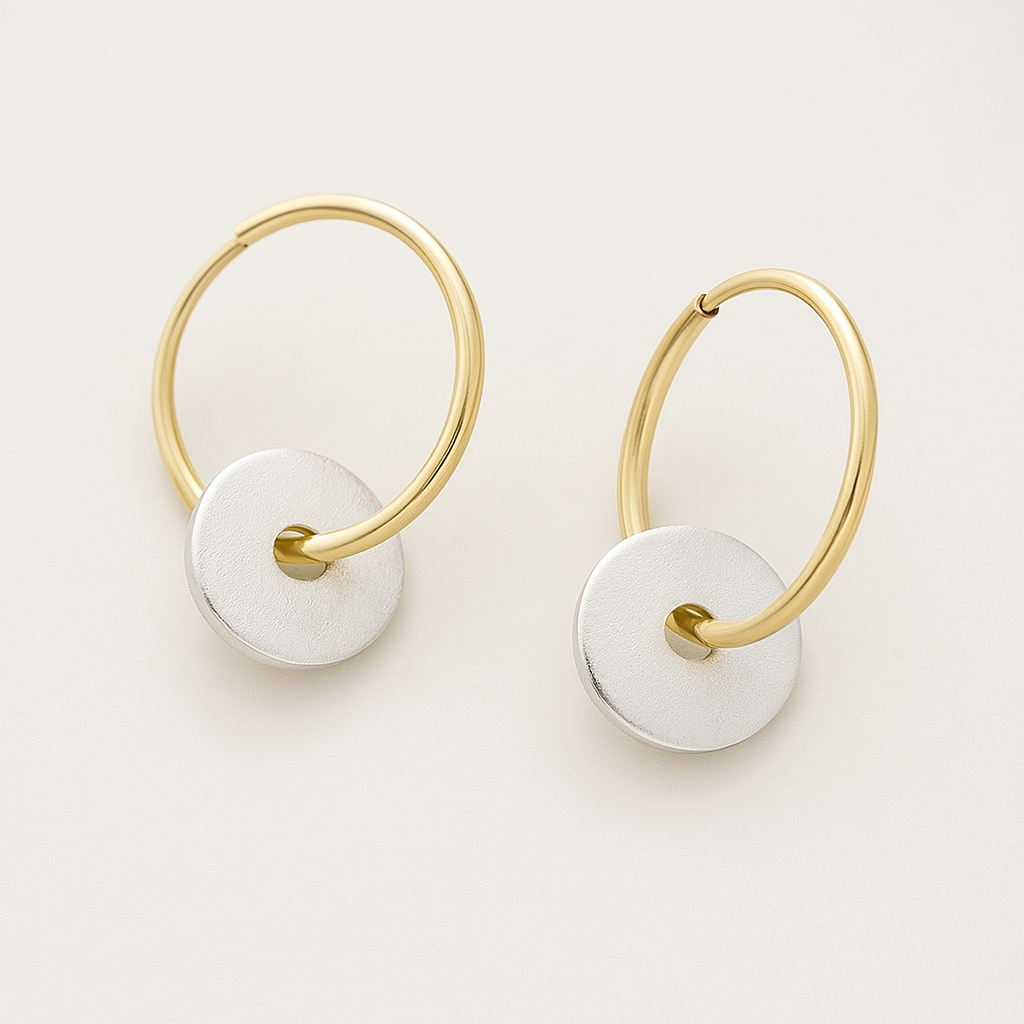 Seyna – Brincos elegantes com design circular