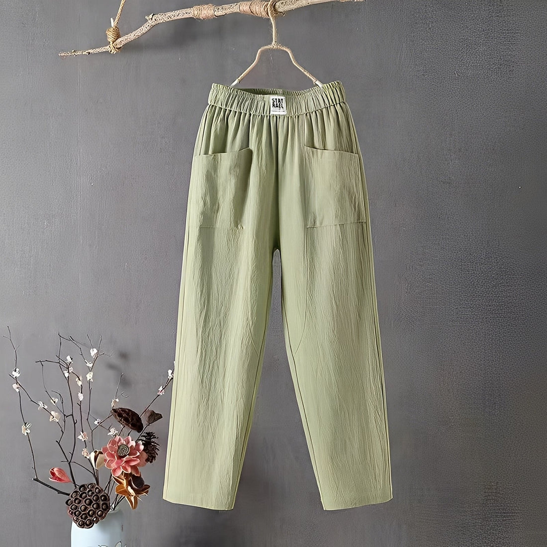Lyda - Calça leve e confortável para mulher