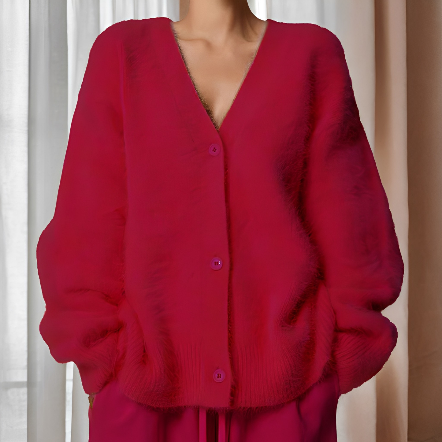 Emberly - Casual, solto pulôver de cashmere para mulheres