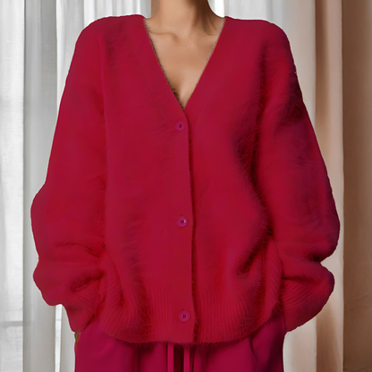 Emberly - Casual, solto pulôver de cashmere para mulheres