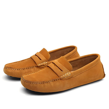 Joshua - Elegantes Mocassins de Camurça para Homens