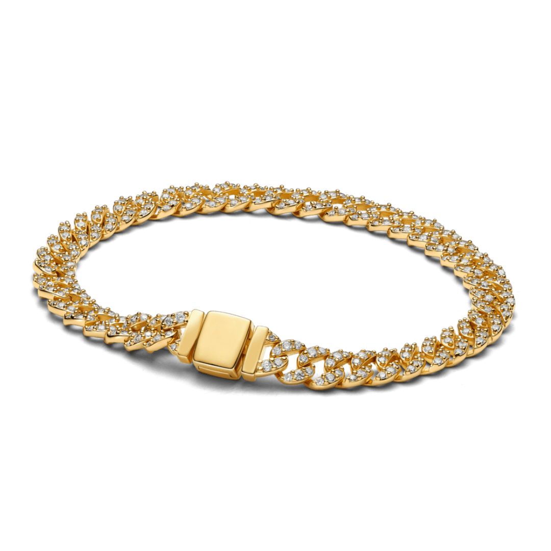 Soraya – Bracelete corrente cubana refinado