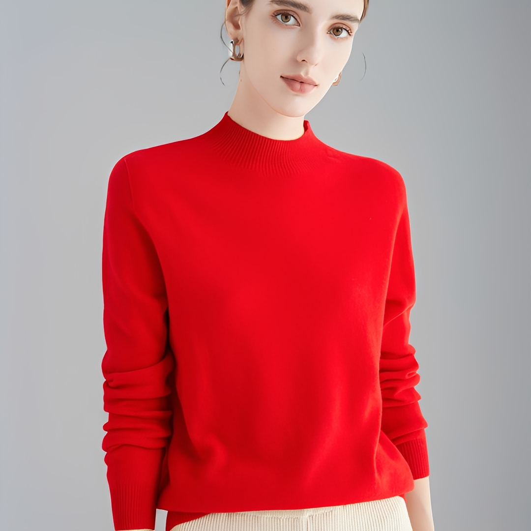 Chrystellene - Bequemer Rollkragenpullover aus Kaschmir für Damen