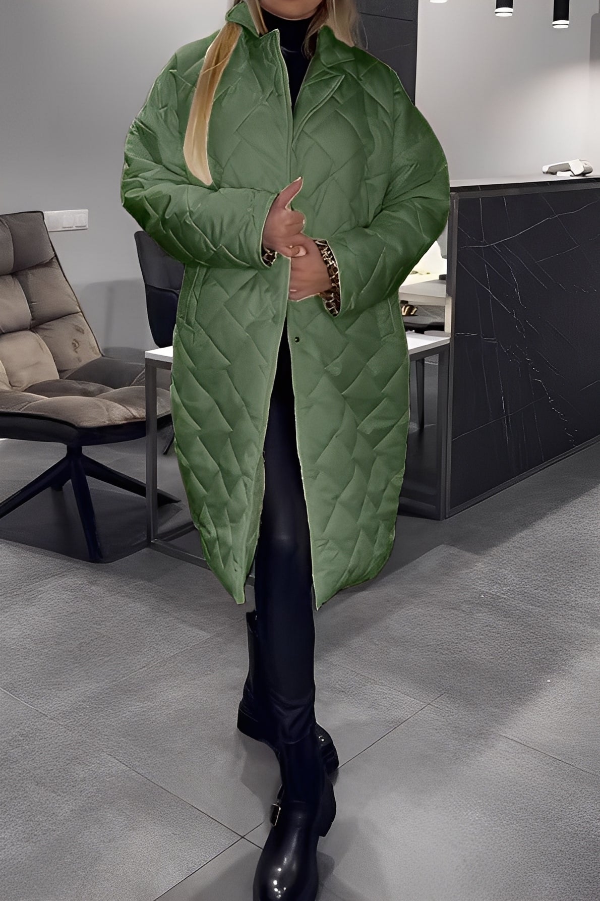 Beverly - Elegante casaco de penas solto para mulheres