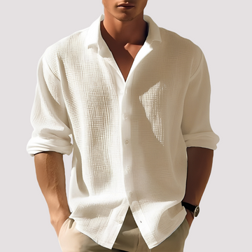 Ollie - Camisa confortável com botões para homens
