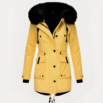 Elsie - Thick Jacket with Hood and Wool Lining for Women