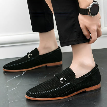 Wesley - Elegant Suede Slip-on Shoes for Men