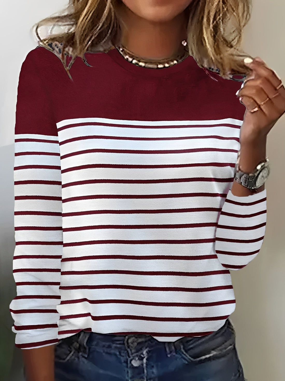 Samantha - Camisa de Manga Longa Feminina - Estilosa e Casual