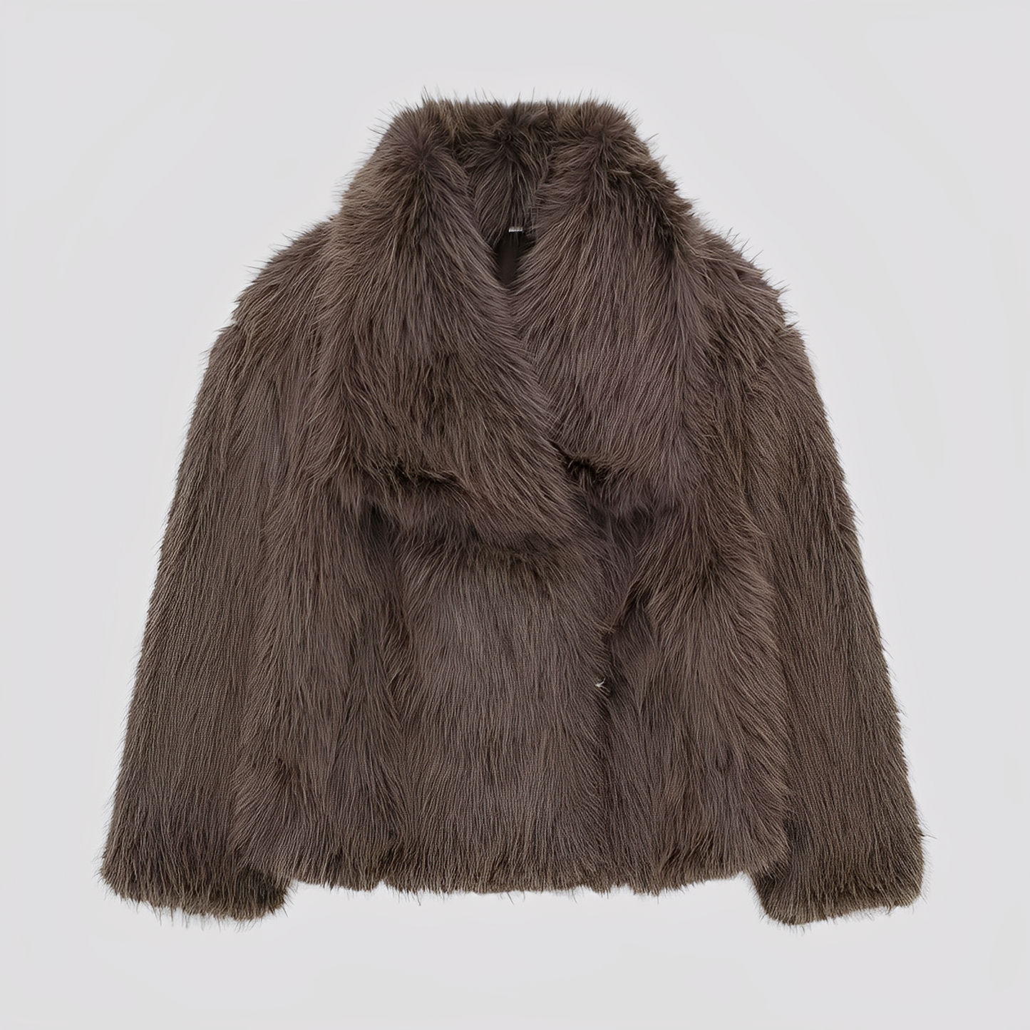 Jennifer - Modern, elegant synthetic fur coat for women