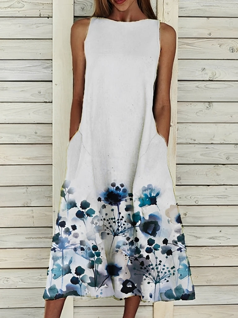 Josephine - Vestido estiloso com padrão floral para mulheres