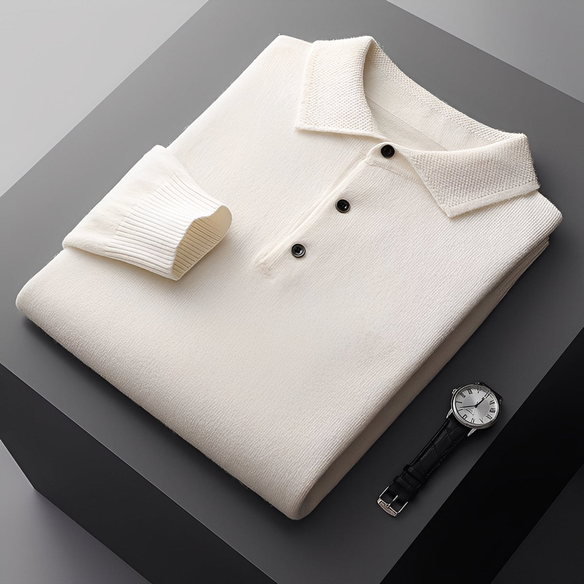 Romilly - Suéter polo estiloso para homens