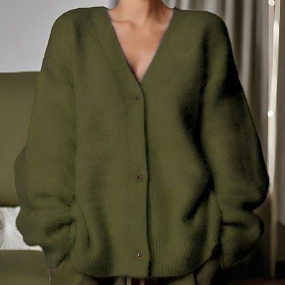 Emberly - Casual, solto pulôver de cashmere para mulheres