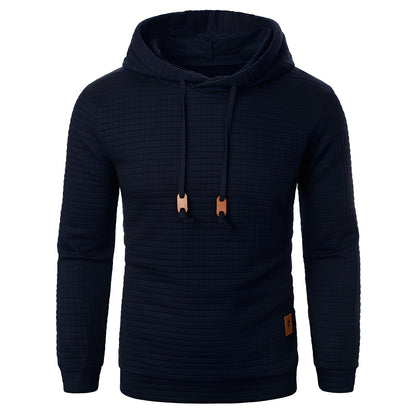 Damian - Casual, warm close-fitting hooded sweatshirt for men