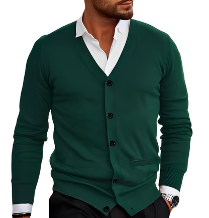 Bradley - Casual, simples Cardigan para Homens