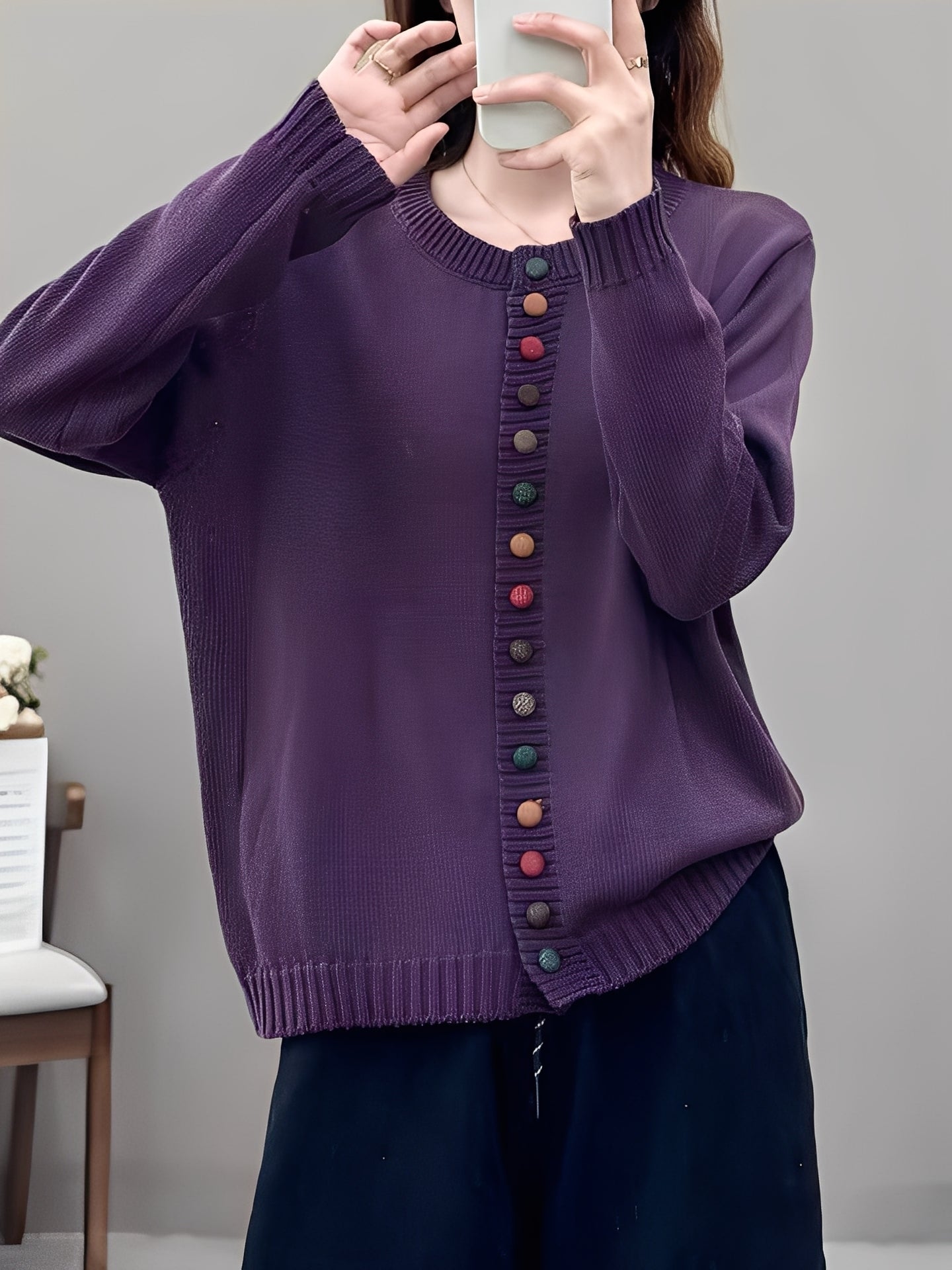 Rhonda - Elegante, leve cardigan para mulheres