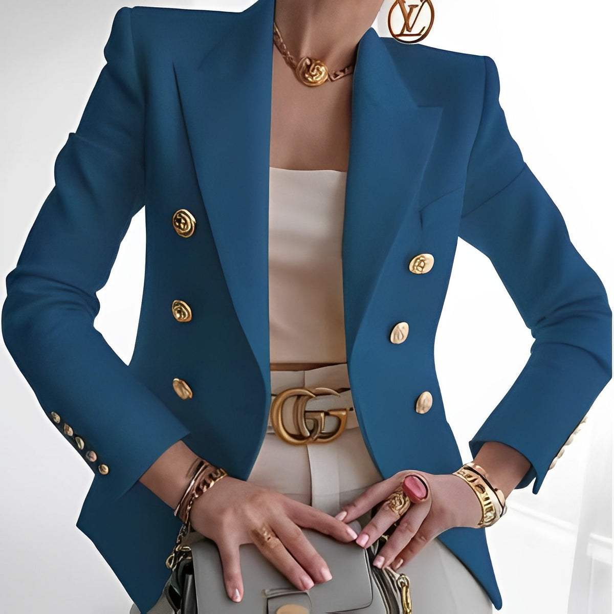 Shelley - Blazer com Botões para Mulheres
