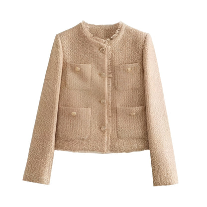 Muriel - Casual buttoned jacket for women