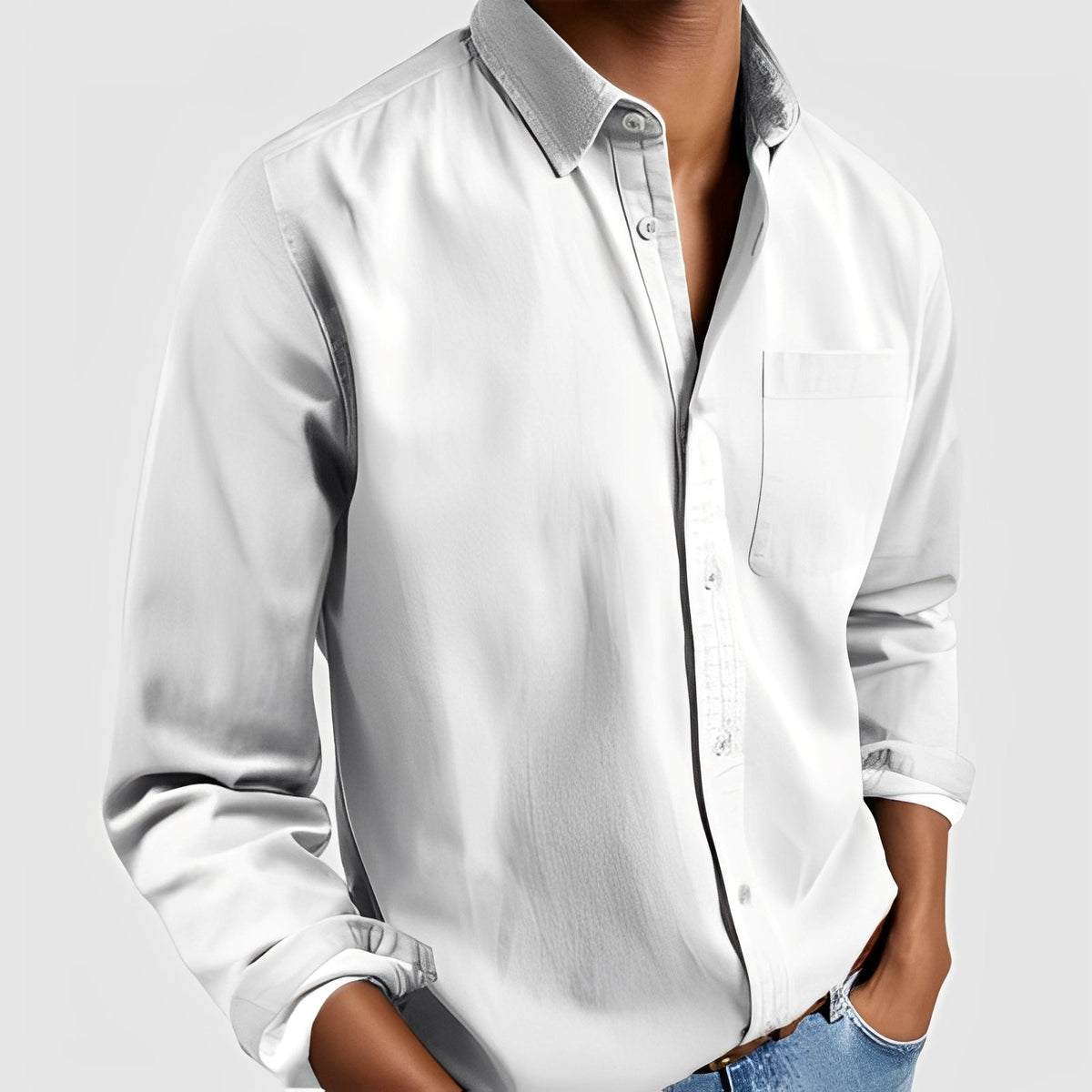 Tanner - Camisa casual com botões