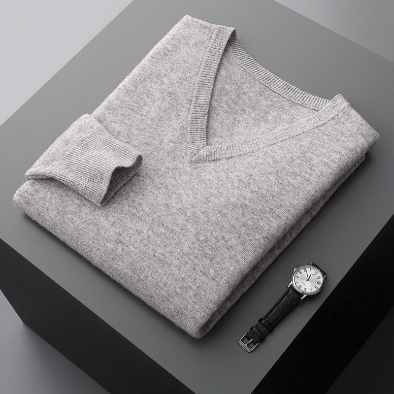 Walter - Simple Cashmere Sweater for Men