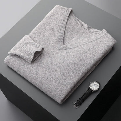 Walter - Simple Cashmere Sweater for Men