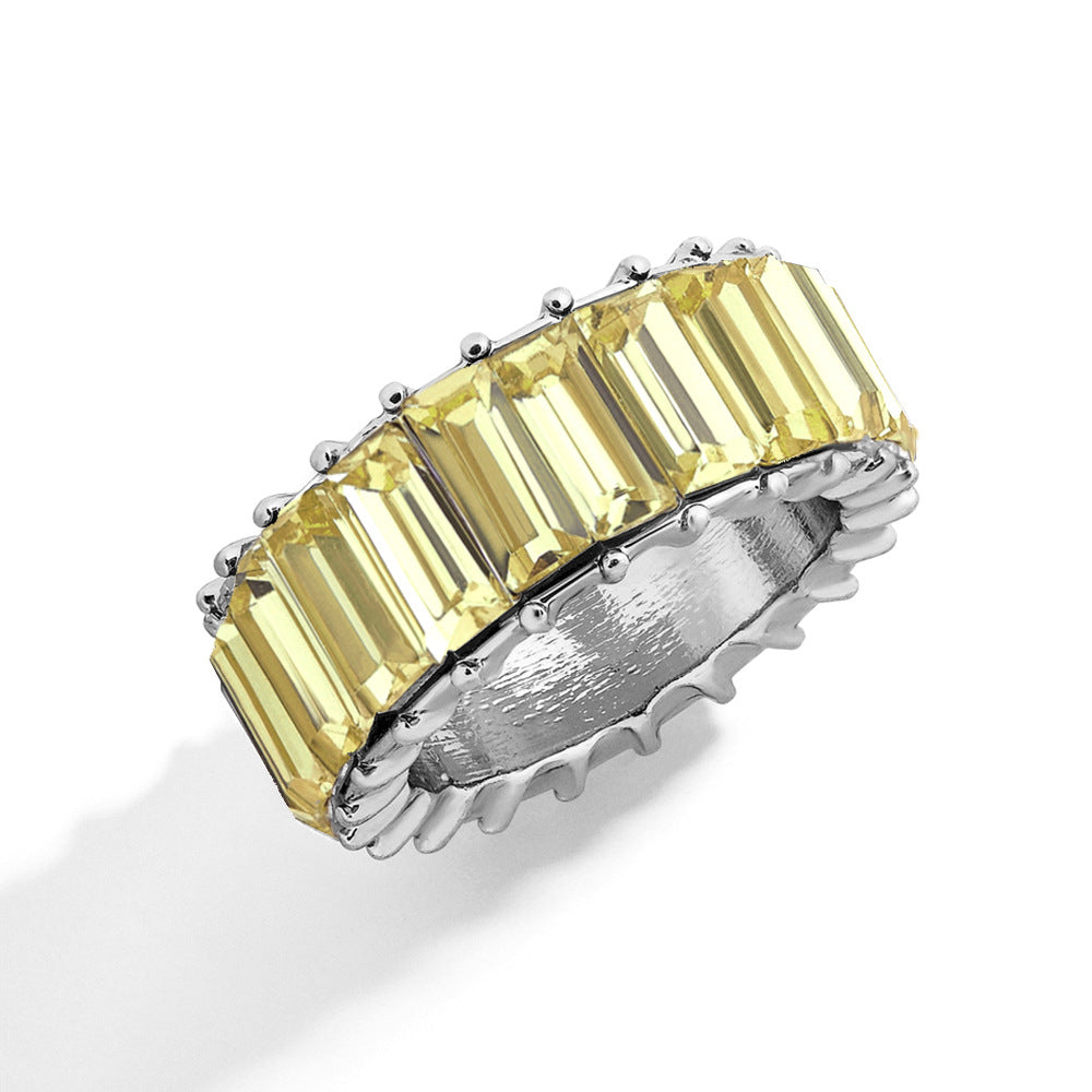 Naya – Bague geométrica moderna colorida
