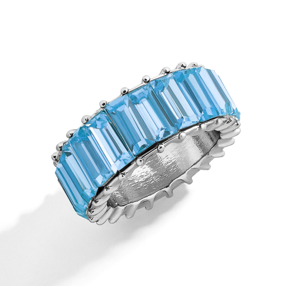 Naya – Bague geométrica moderna colorida