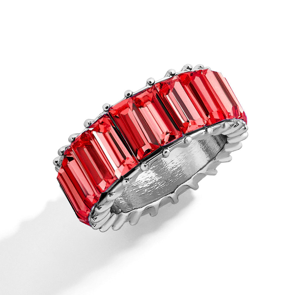 Naya – Bague geométrica moderna colorida