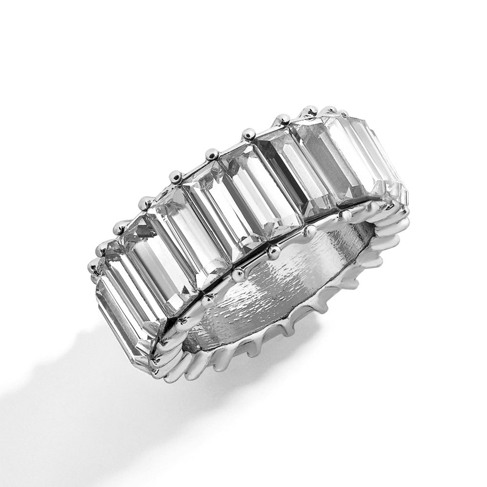 Naya – Bague geométrica moderna colorida