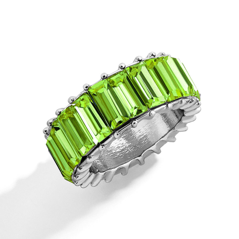 Naya – Bague geométrica moderna colorida