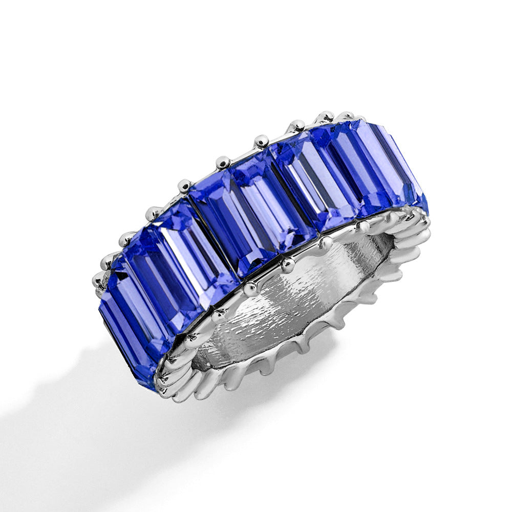 Naya – Bague geométrica moderna colorida
