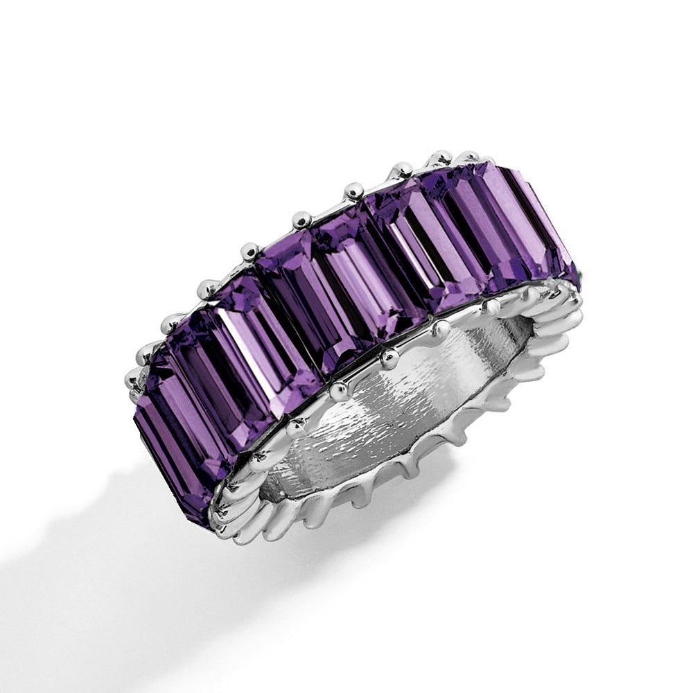 Naya – Bague geométrica moderna colorida