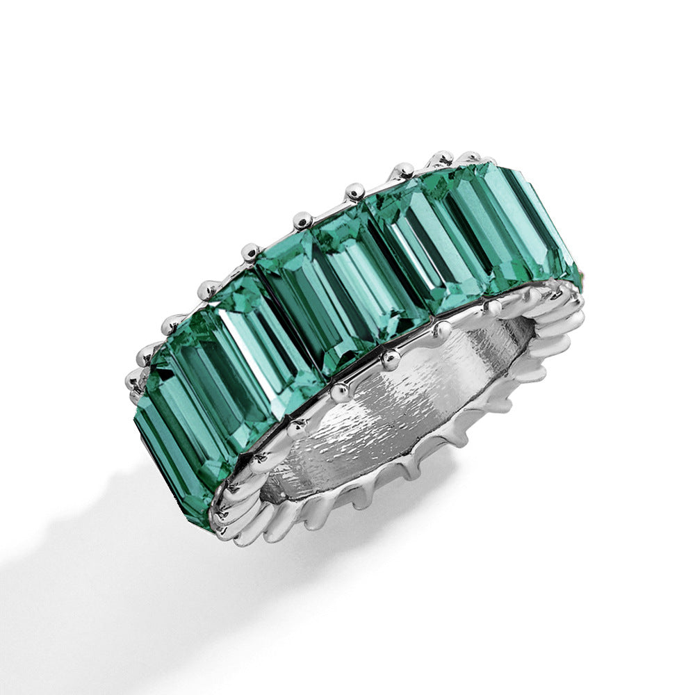 Naya – Bague geométrica moderna colorida