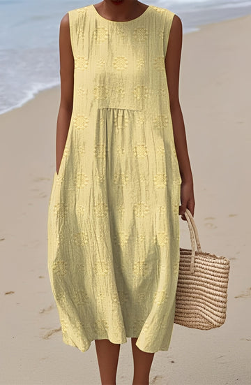 Vestido Feminino Clássico com Estampa Floral – Vestido Elegante para Dia a Dia, Passeios & Verão