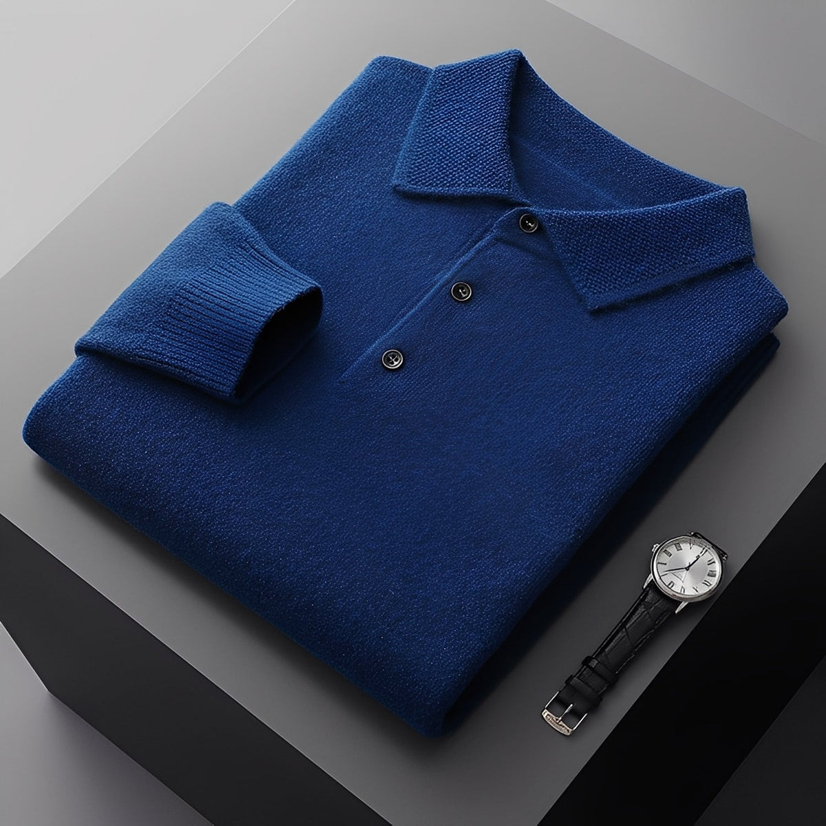 Romilly - Suéter polo estiloso para homens