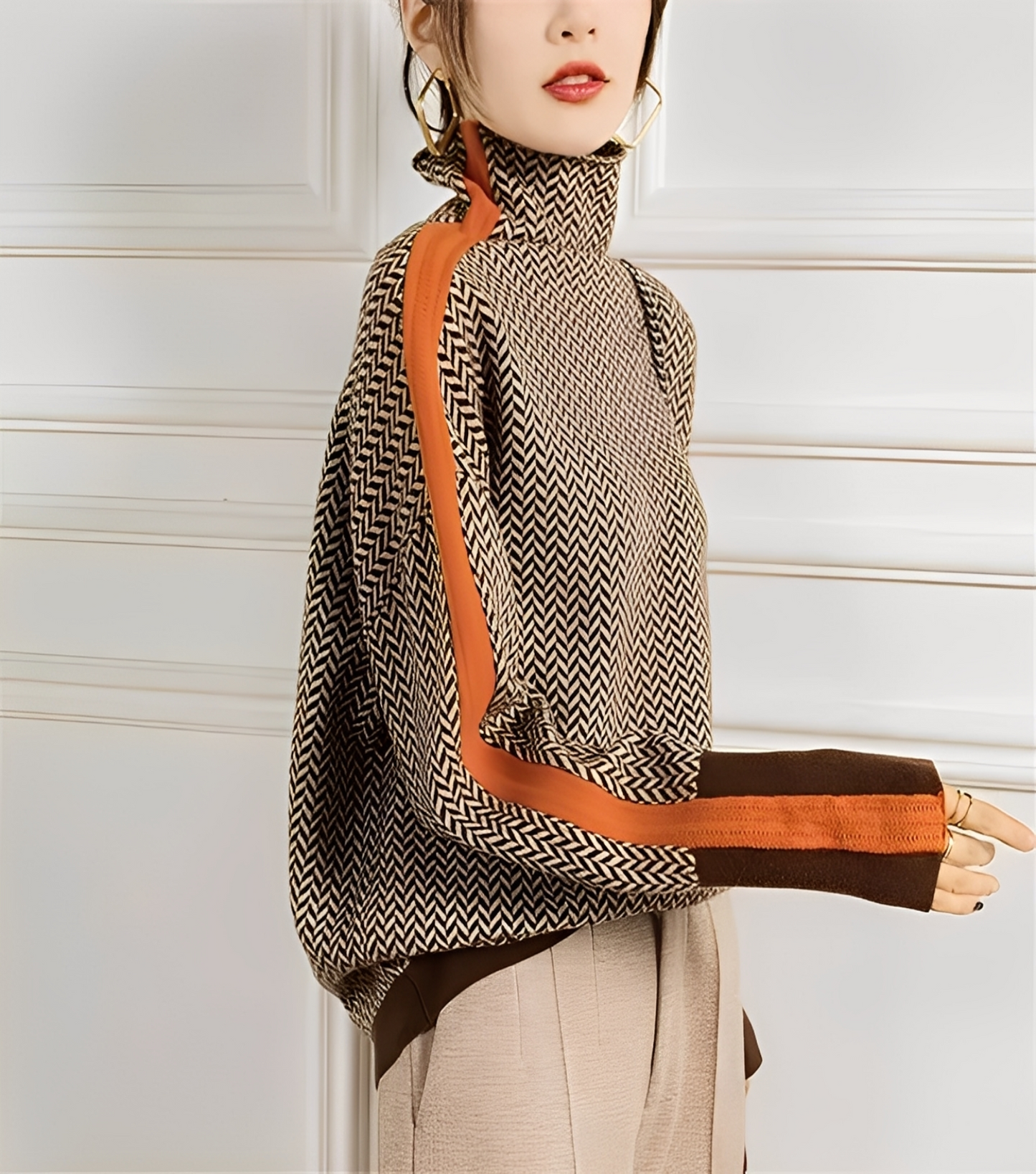 Anita - Elegantes Rollkragenhemd aus Kaschmir für Damen