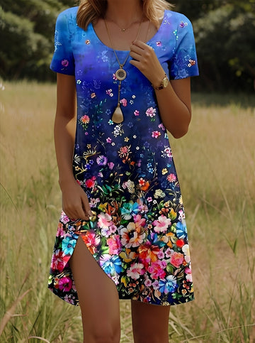 Lyssa - Vestido estiloso com estampa para mulheres