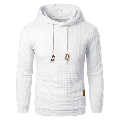 Damian - Casual, warm close-fitting hooded sweatshirt for men
