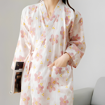 Renalyn - Vestido floral elegante para mulher