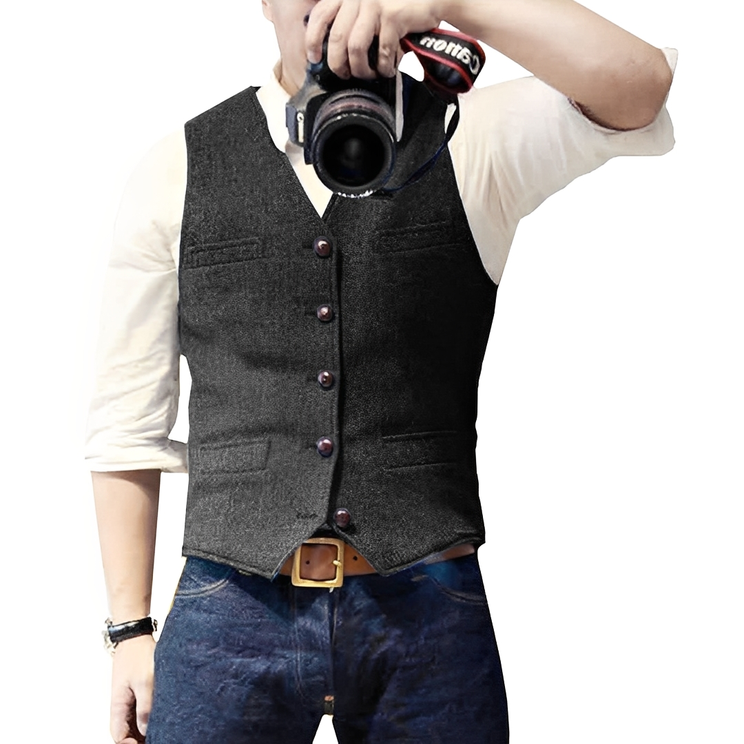 Ismaël - Colete Casual e Elegante para Outono Masculino