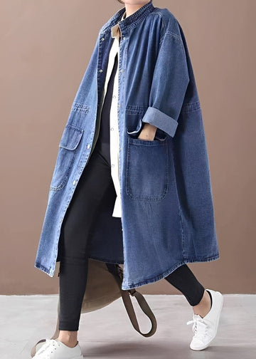 Rachel - Vestido-camisa jeans elegante para mulheres