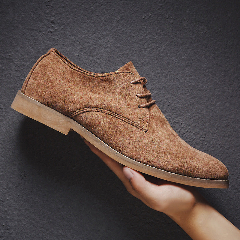 Johnny - Elegantes Sapatos Oxford de Camurça para Homens